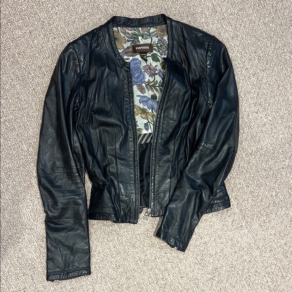 Danier Women's Black Leather Jacket